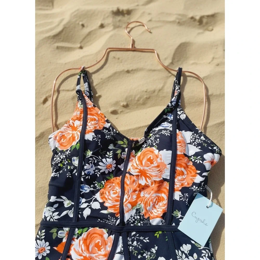 CUPSHE‎ Hidden Fragrance Floral One-Piece Swimsuit | NWT – SIZE M